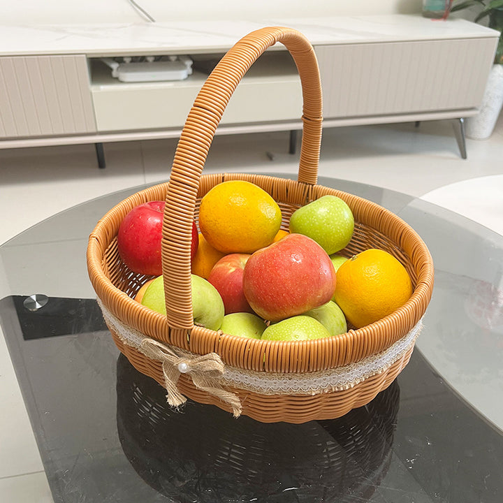 Women's Handwoven Shopping Basket Stornfield