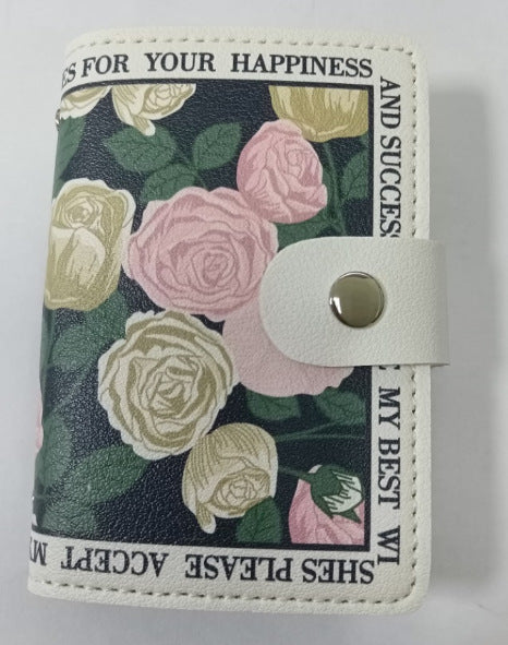 Floral Print Zippered Wallet Stornfield