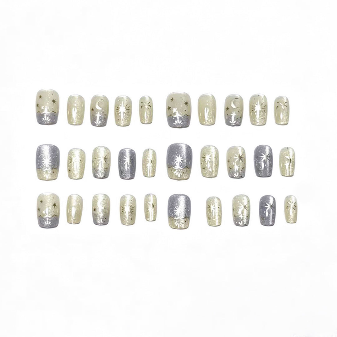 Celestial Themed Press-On Nail Set Stornfield