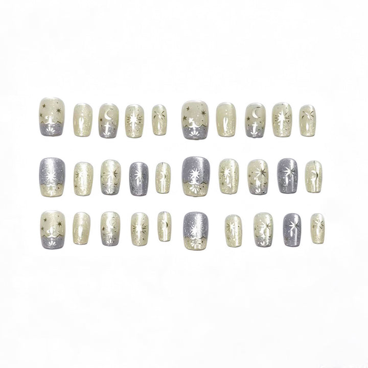 Celestial Themed Press-On Nail Set Stornfield