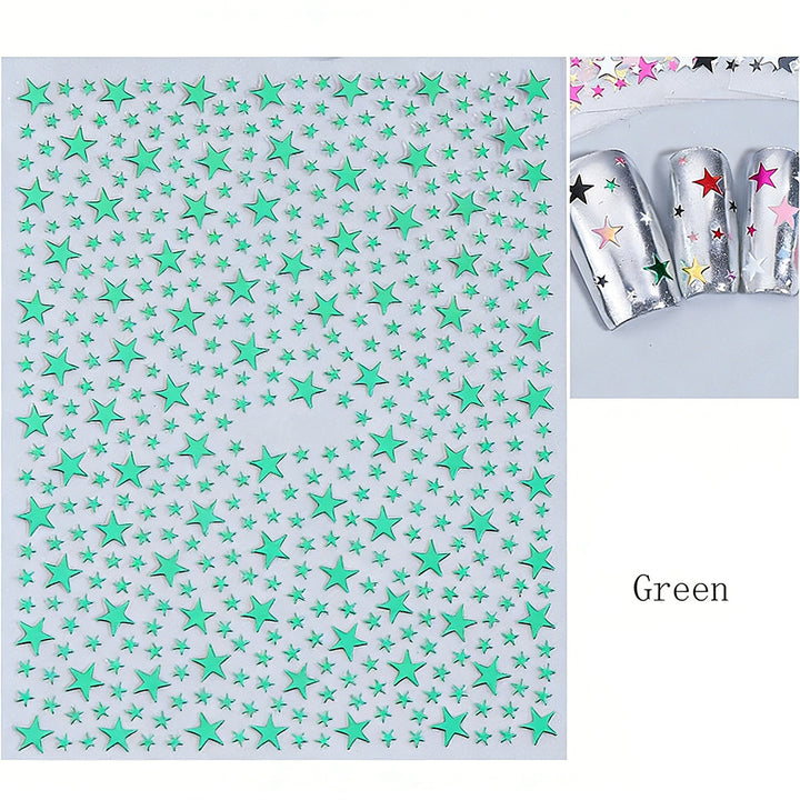 Star-Themed Nail Art Decal Set