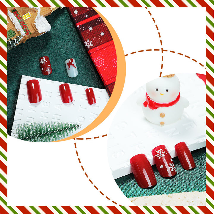 Artificial Christmas Art Nails Stornfield