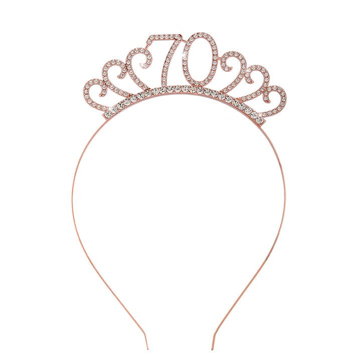 Ladies Crystal Tiara with Custom Designed Number Motif Stornfield
