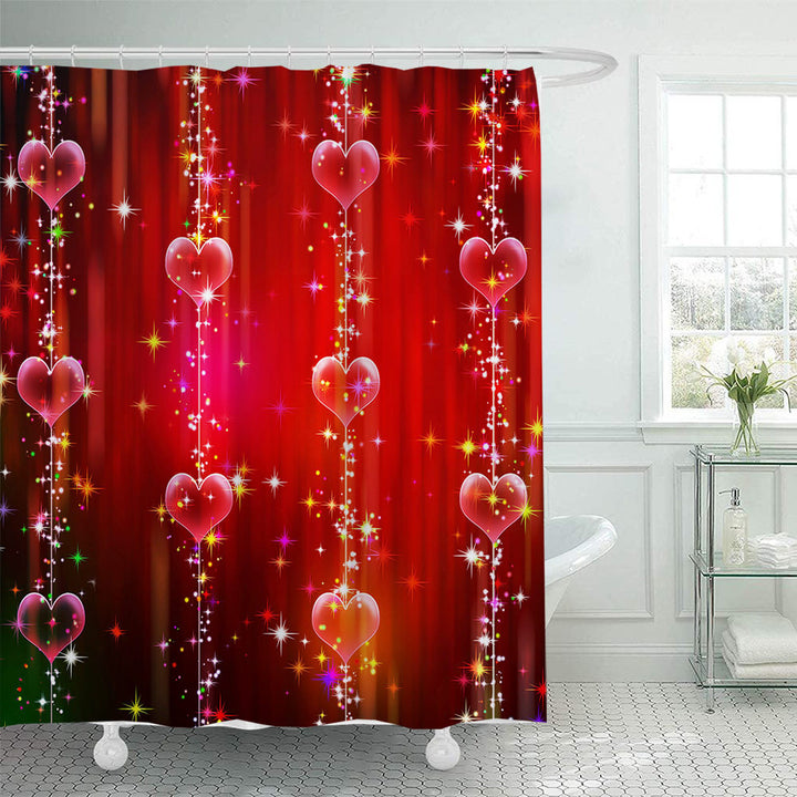 Romantic Floral Swan Shower Curtain Stornfield
