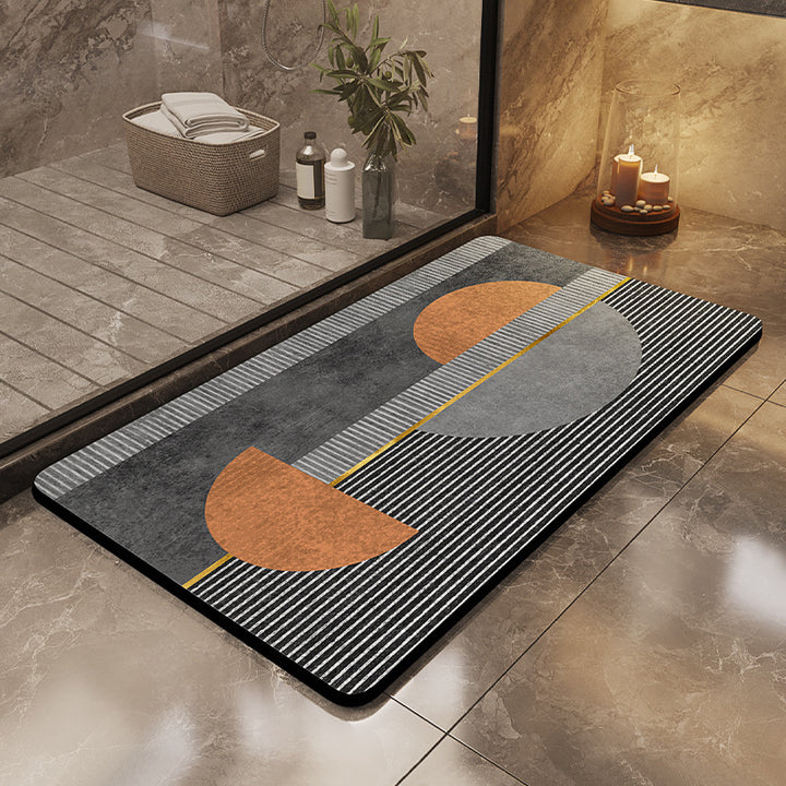 Modern Geometric Bath Mat