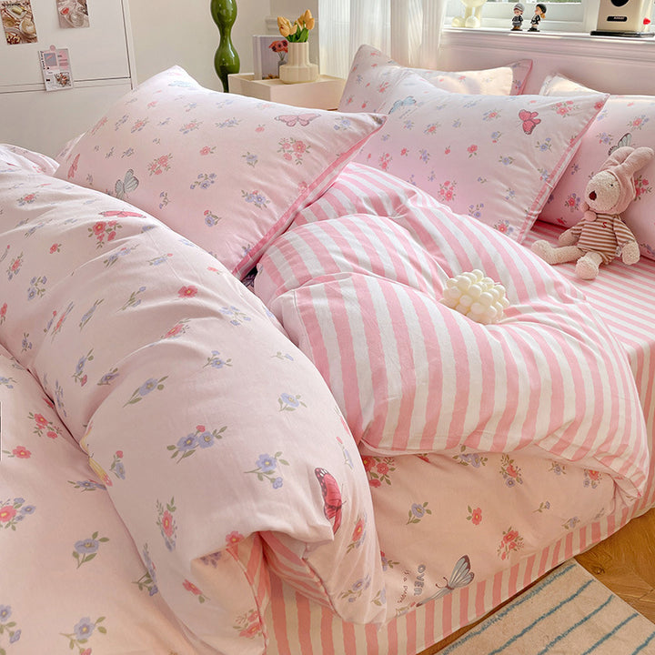 Elegant Textured Bed Linen Set
