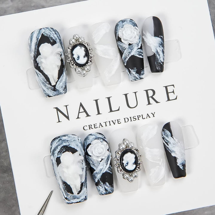Decorative Acrylic Nail Set