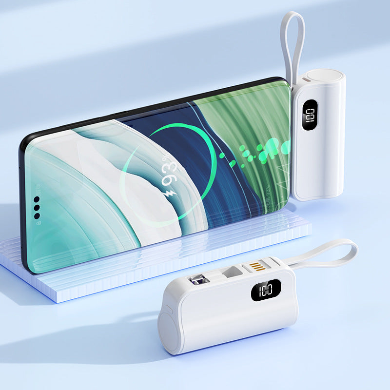Mini Power bank with fast charging connection and versatile functions Stornfield