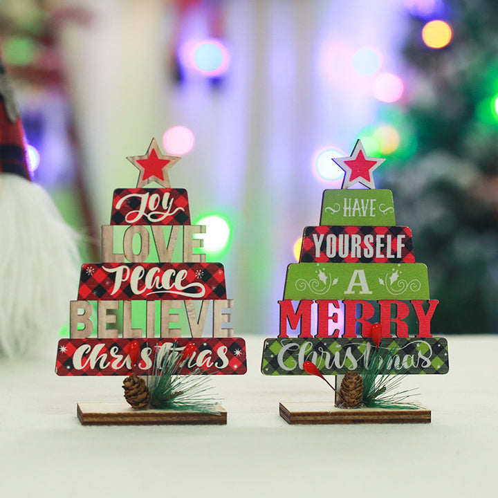 Decorative Christmas tree table item Stornfield