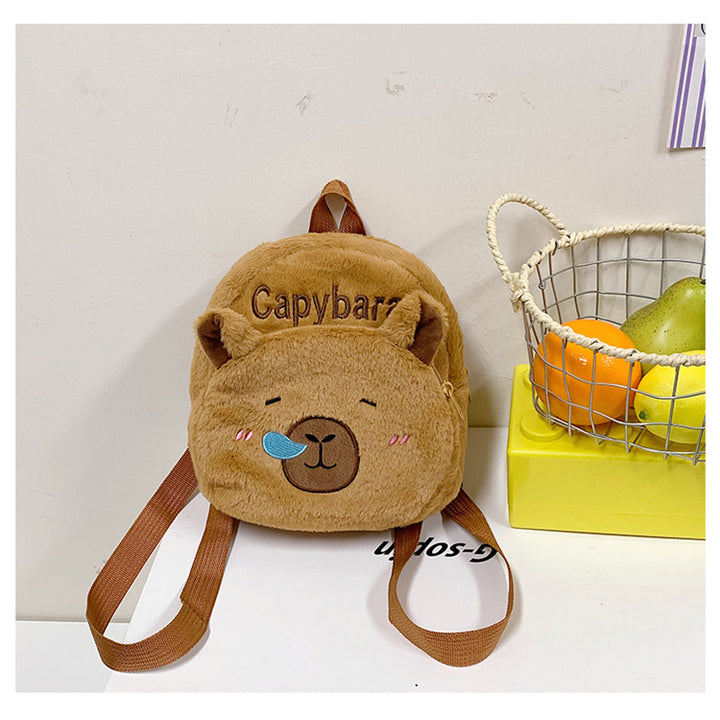 Plush Backpack in Capybara Design Stornfield 1785466535