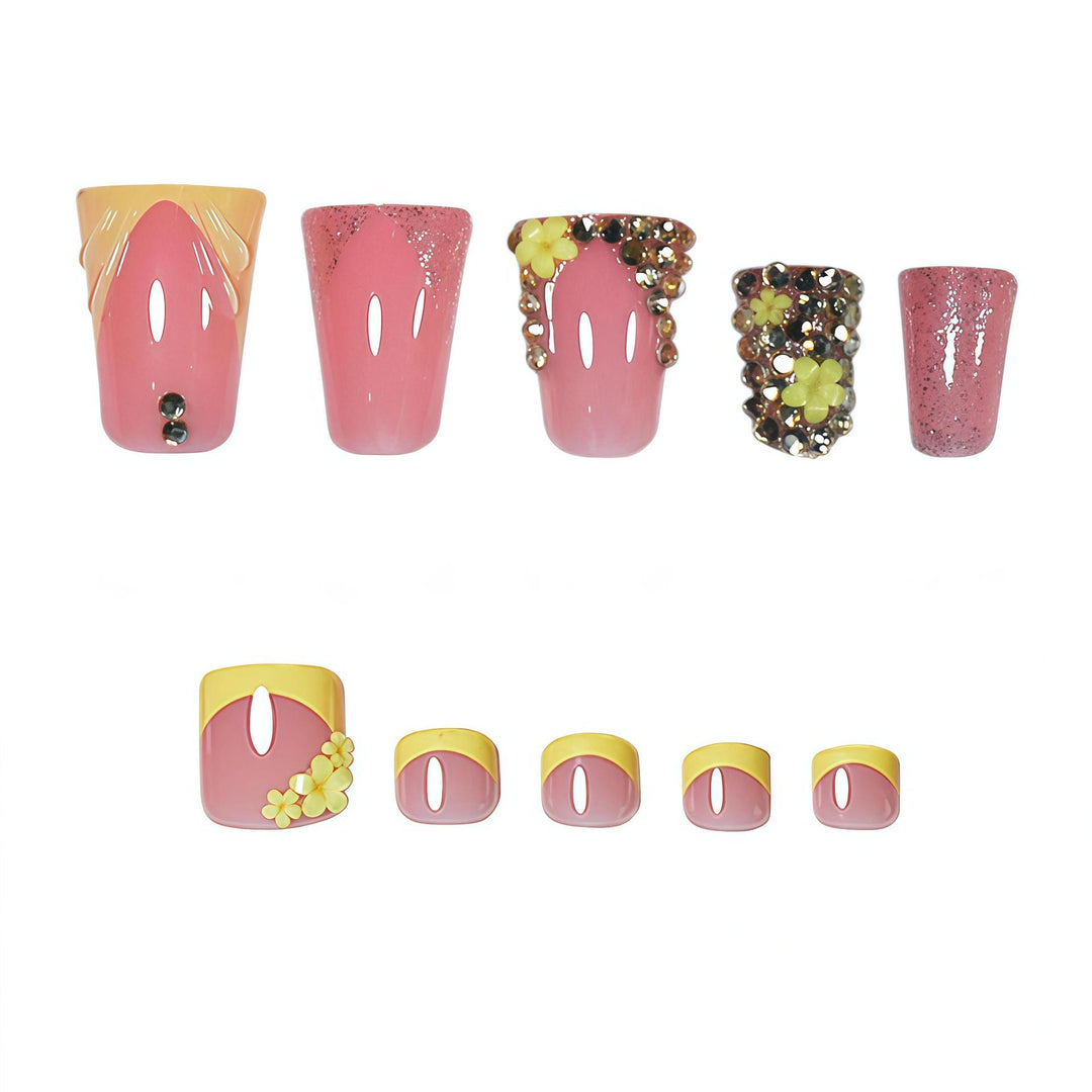 Luxury Decorative Press-On Nail Set Stornfield