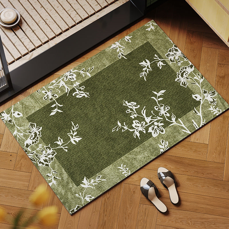 Floral Design Living Room Rug