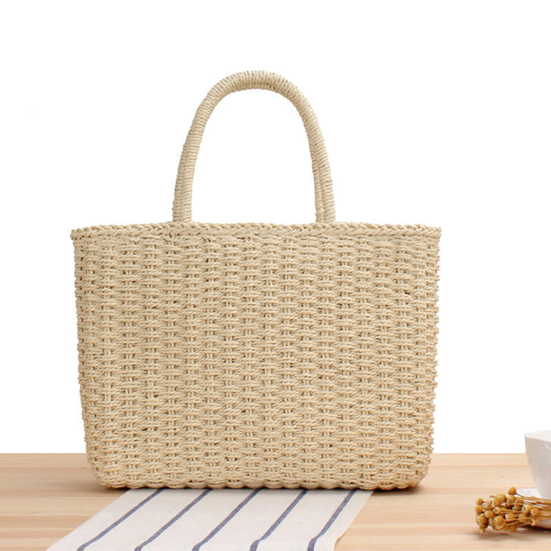 Basket bag with handcrafted weave Stornfield