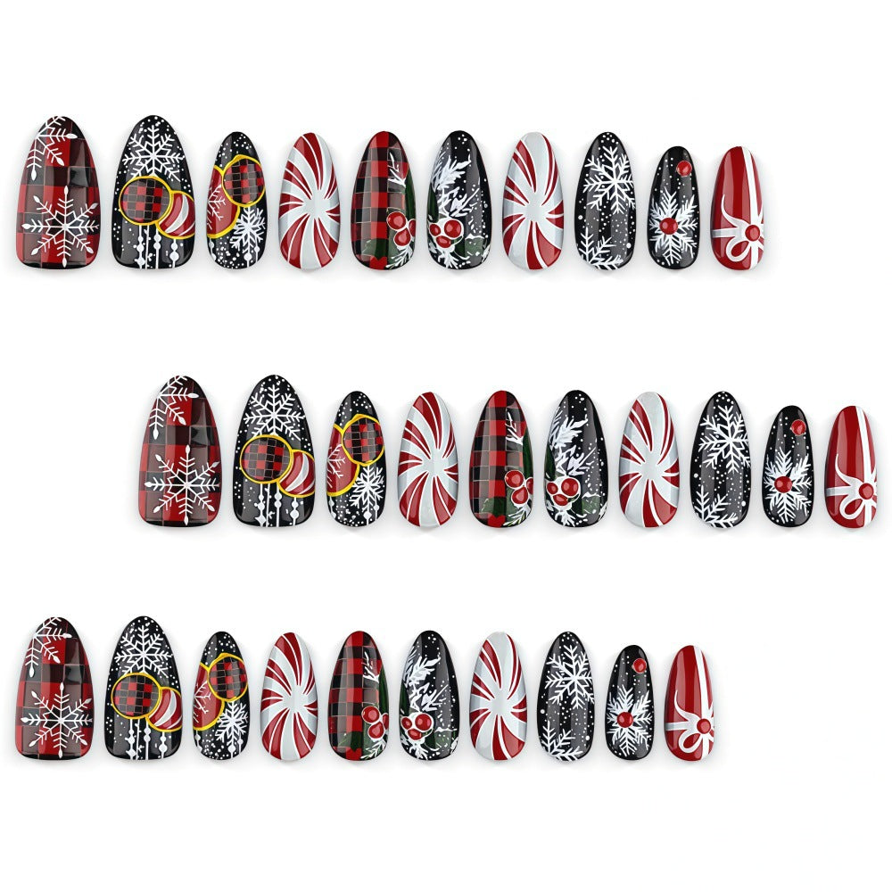 Christmas Art Nails in Festive Design Stornfield
