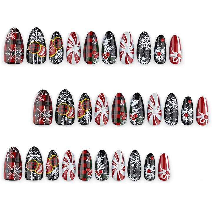 Christmas Art Nails in Festive Design Stornfield