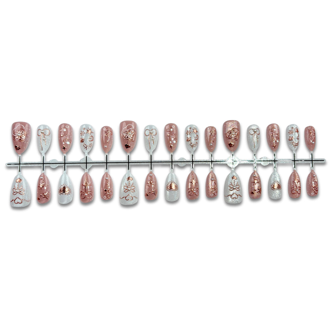 Decorative Press-On Nail Art Collection
