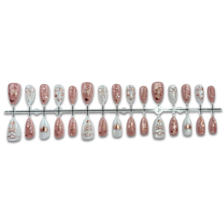 Decorative Press-On Nail Art Collection
