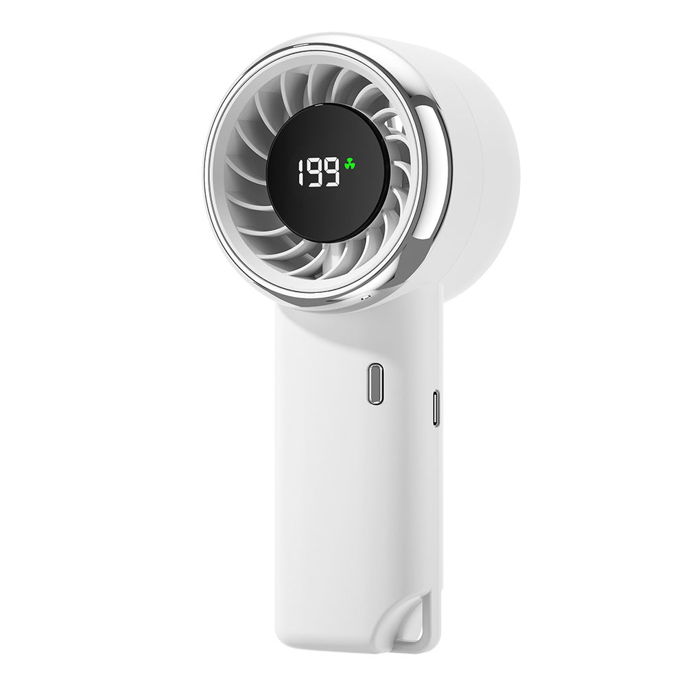Women's Portable Hand Fan with Digital Display Stornfield
