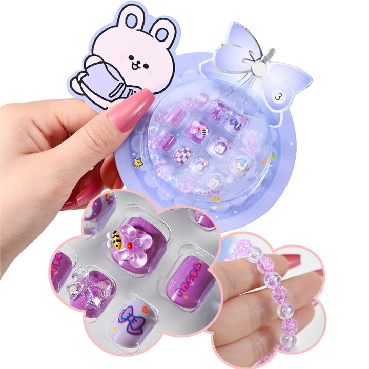 Cute Cartoon-Themed Press-On Nail Set Stornfield