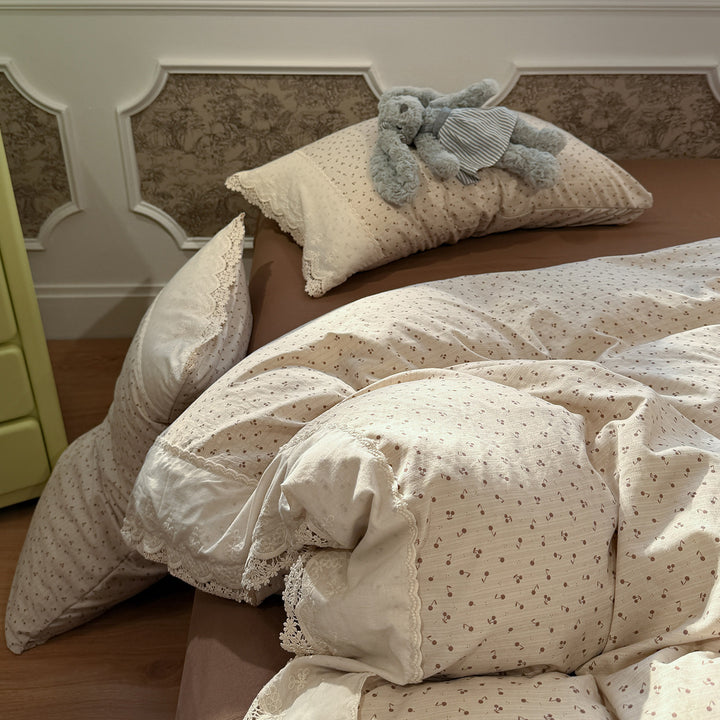 Vintage Floral Pattern Duvet Cover Set