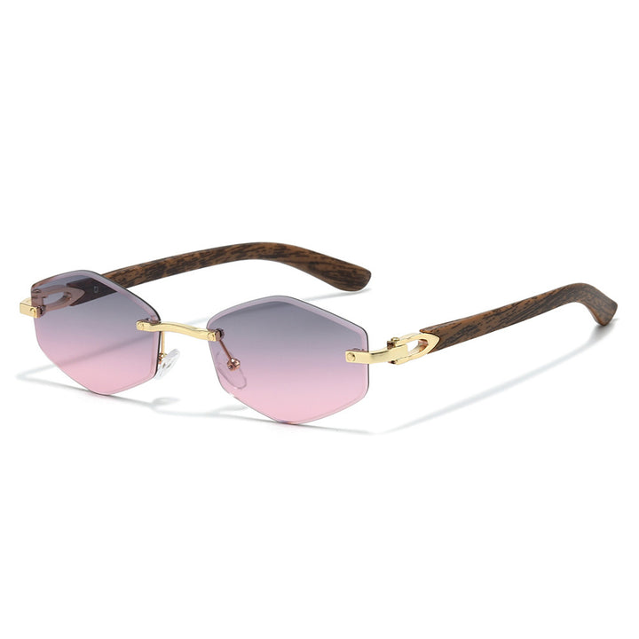 Futuristic Hexagonal Frame Sunglasses Stornfield