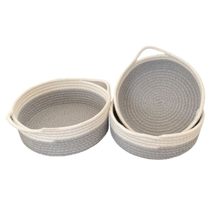 Women Practical Storage Basket with Colorful Zigzag Pattern Stornfield