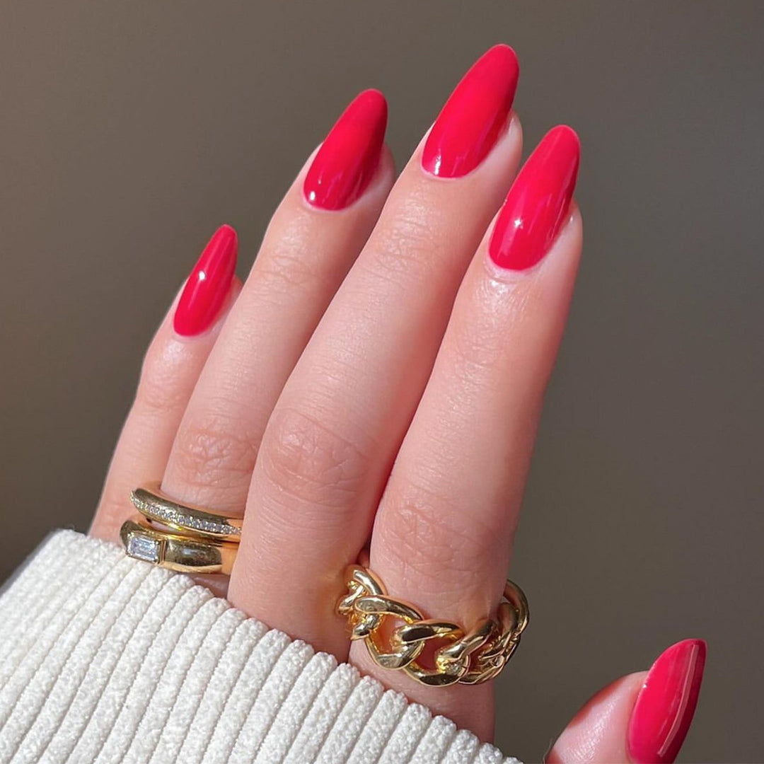Elegant artificial nails with glossy surface Stornfield