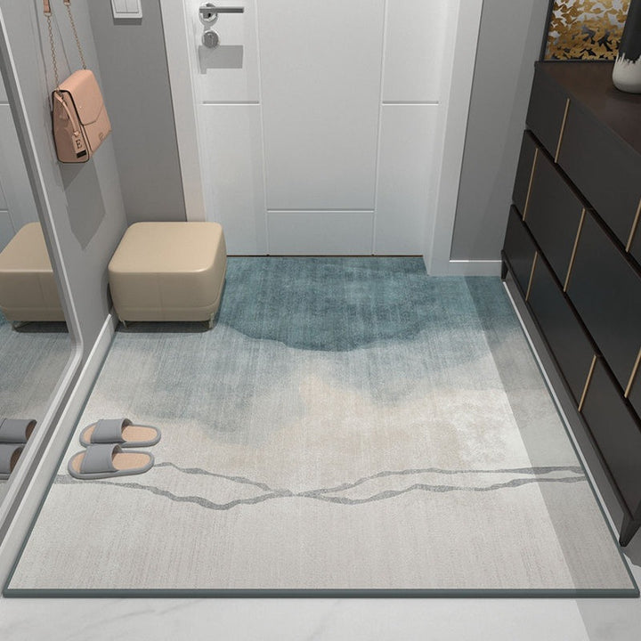 Abstract Shaped Floor Mat for Indoor Home Decor