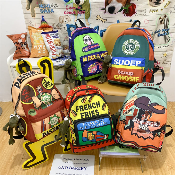 Graphic Print Casual Backpack Stornfield