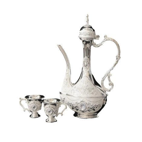Ornate Silver Coffee Service Set