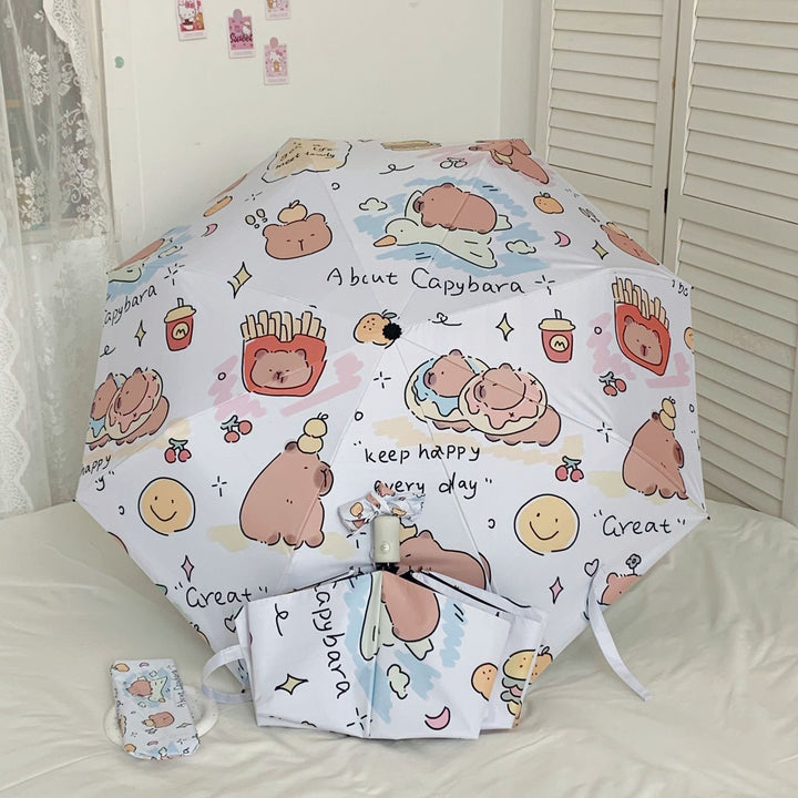 Women's Foldable Umbrella with Animal Motifs Stornfield