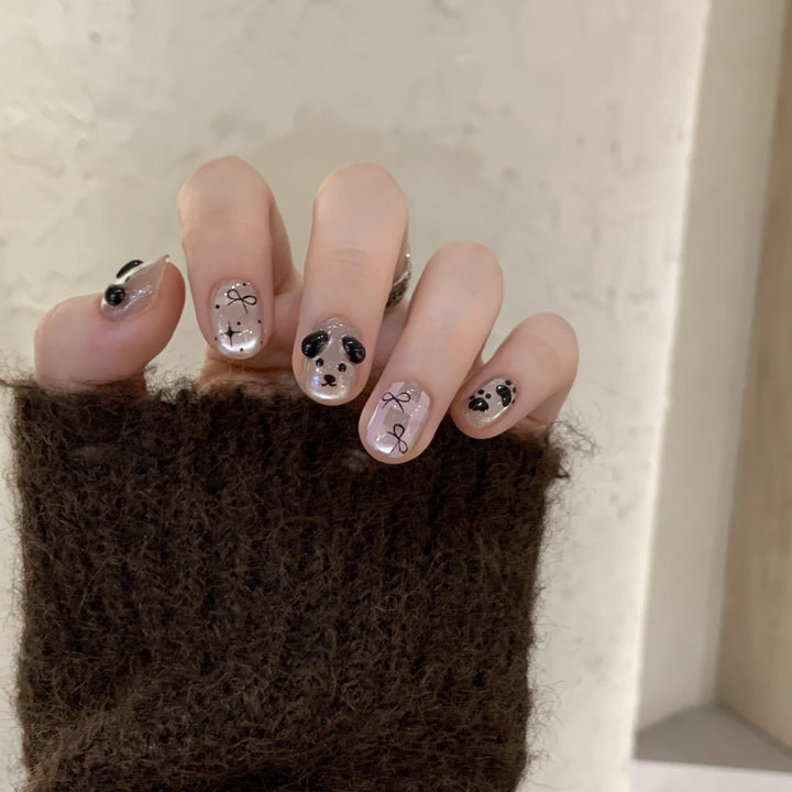 Creative Art Nails In Panda Design Stornfield