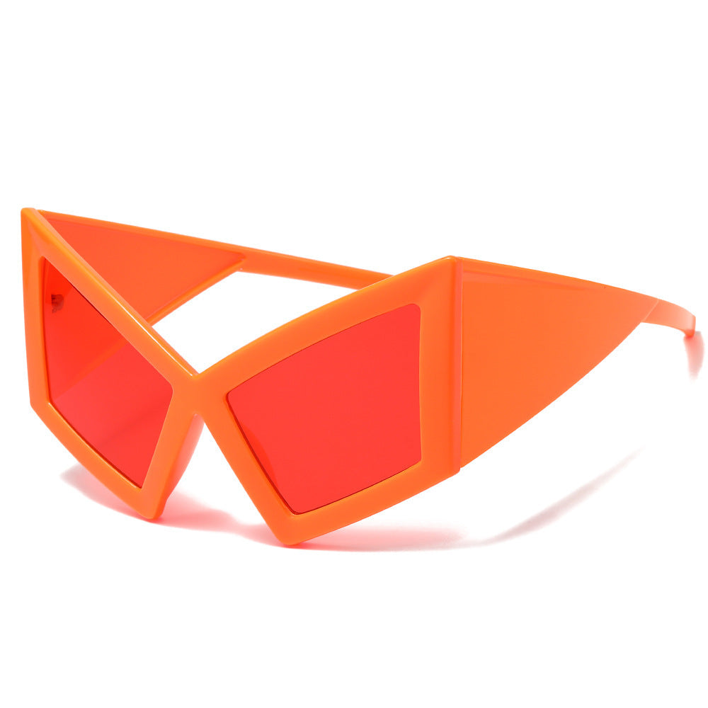 Futuristic Geometric Shield Sunglasses Stornfield