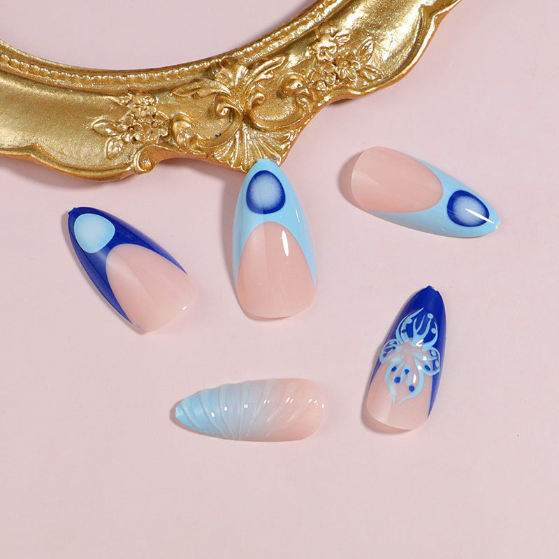 DIY Artistic Press-On Nail Set Stornfield