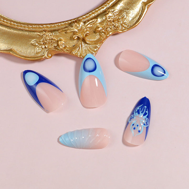 DIY Artistic Press-On Nail Set Stornfield