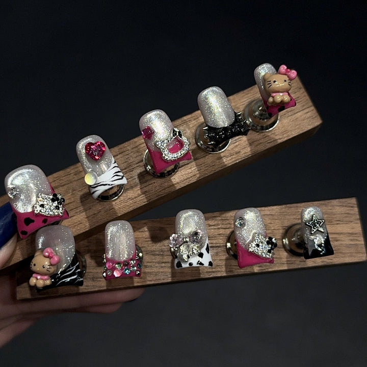 Creative Art Nails with Playful Design Stornfield