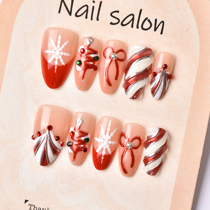 Premium Festive Themed Press-On Nail Set