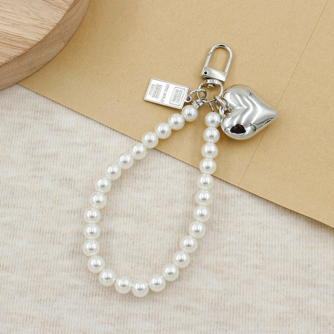 Elegant Pearl Beaded Keychain Stornfield