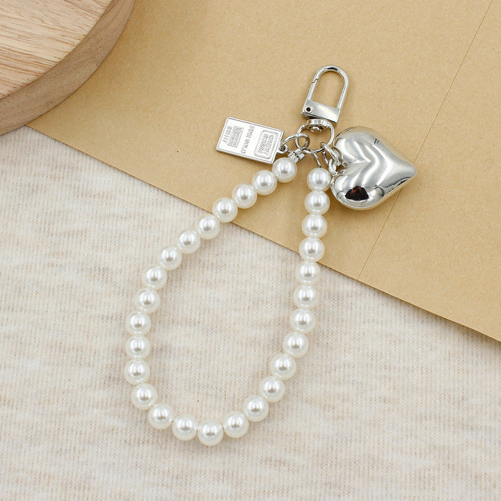 Elegant Pearl Beaded Keychain Stornfield
