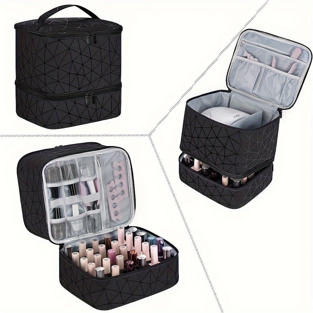 Cosmetic Organizer Bag with Dual Design and Sturdy Interior Lining Stornfield