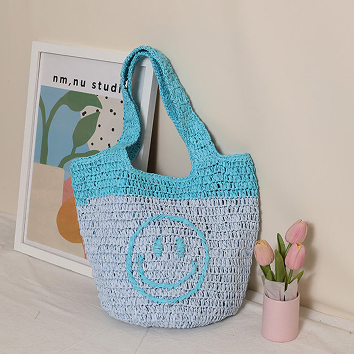 Hand-knotted shopping bag with casual design Stornfield