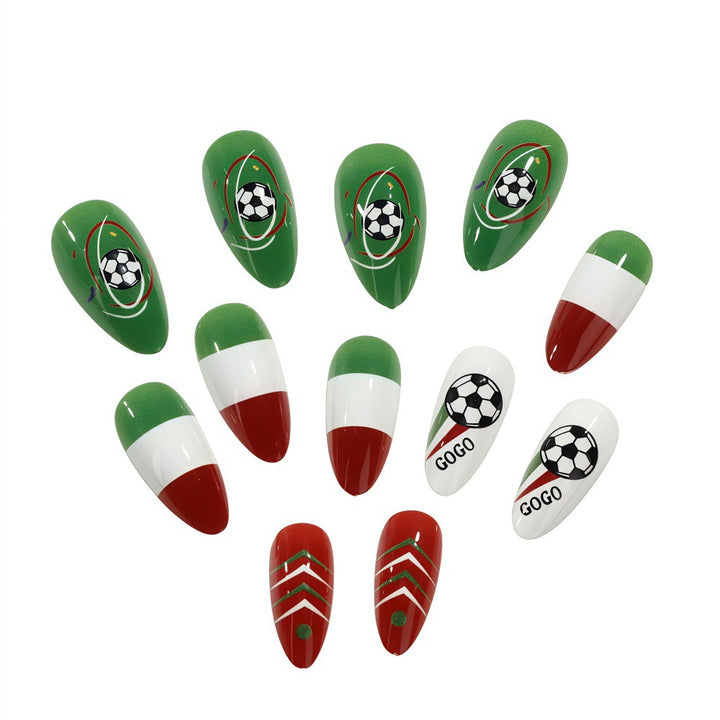 Sporty Football Art Nails Stornfield