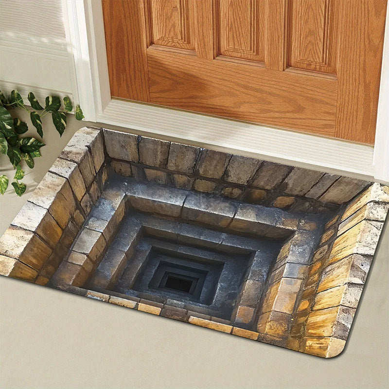 3D Optical Illusion Entrance Mat