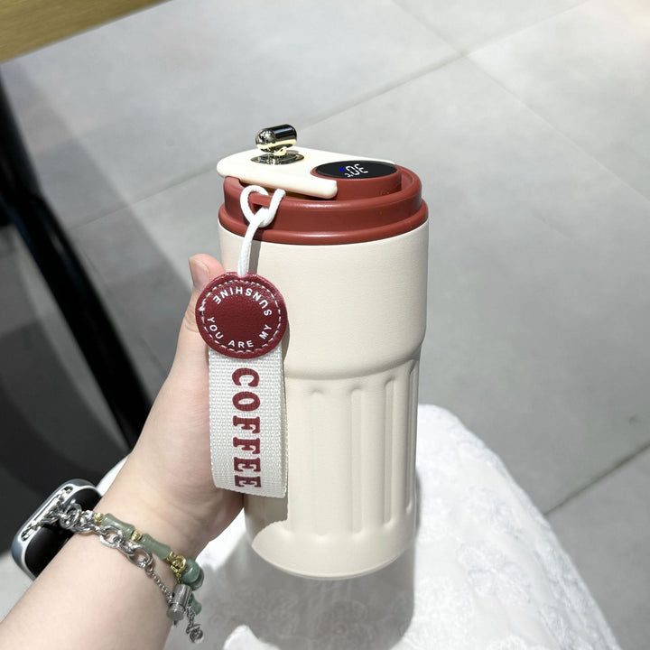 Ladies insulated cup with practical carrying strap Stornfield