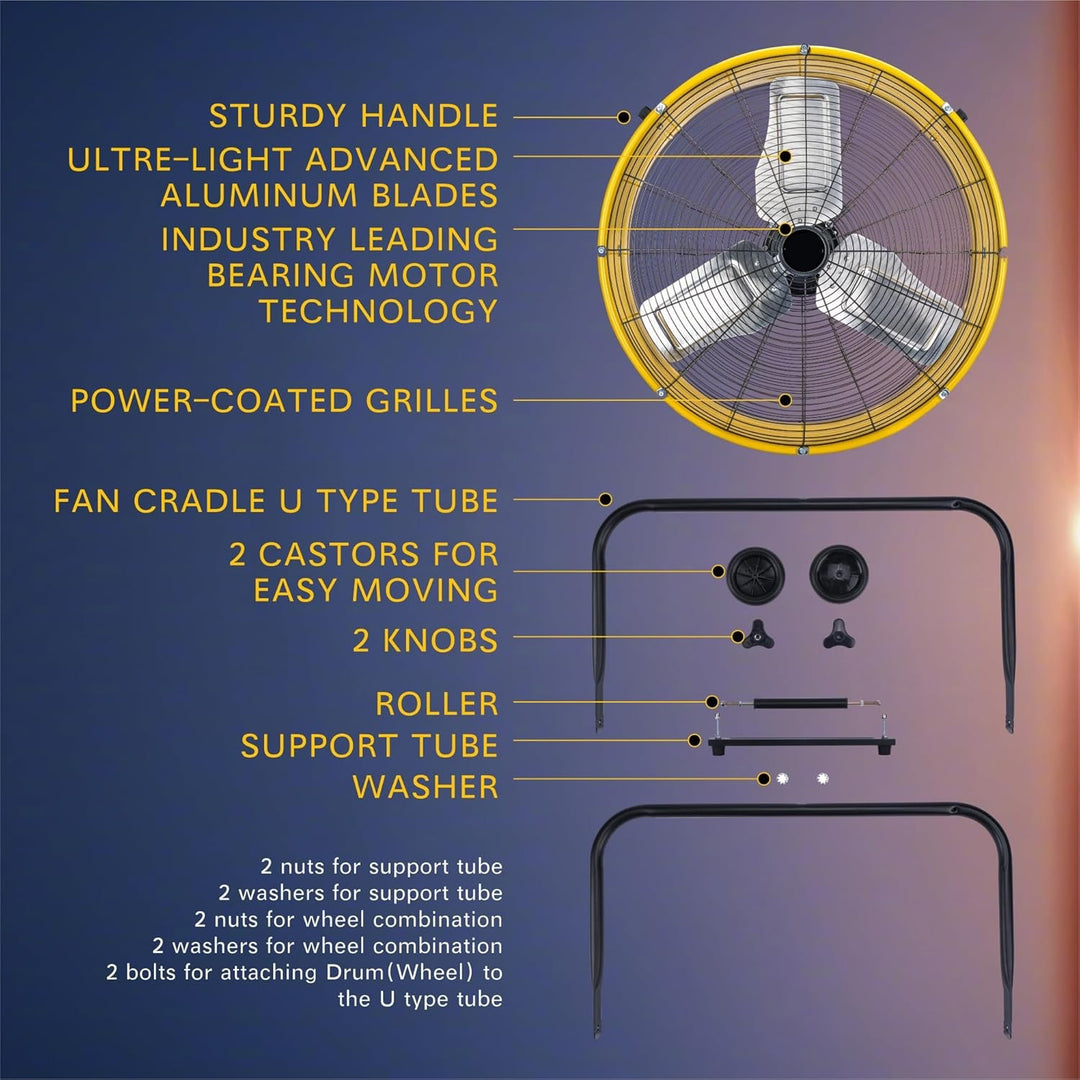 Heavy-Duty Industrial Blower Fan Stornfield