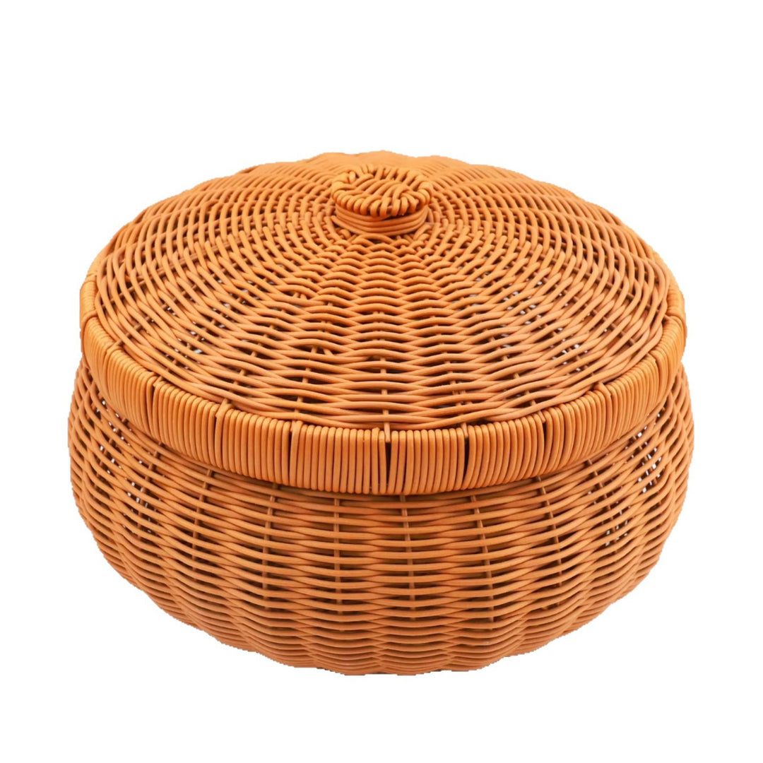 Women’s Braided Basket with Removable Lid Stornfield