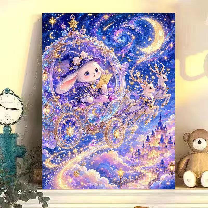 Whimsical Cat-Themed Canvas Art Stornfield