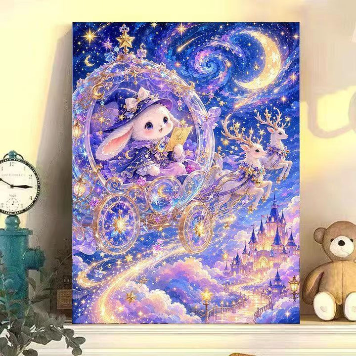 Whimsical Cat-Themed Canvas Art Stornfield