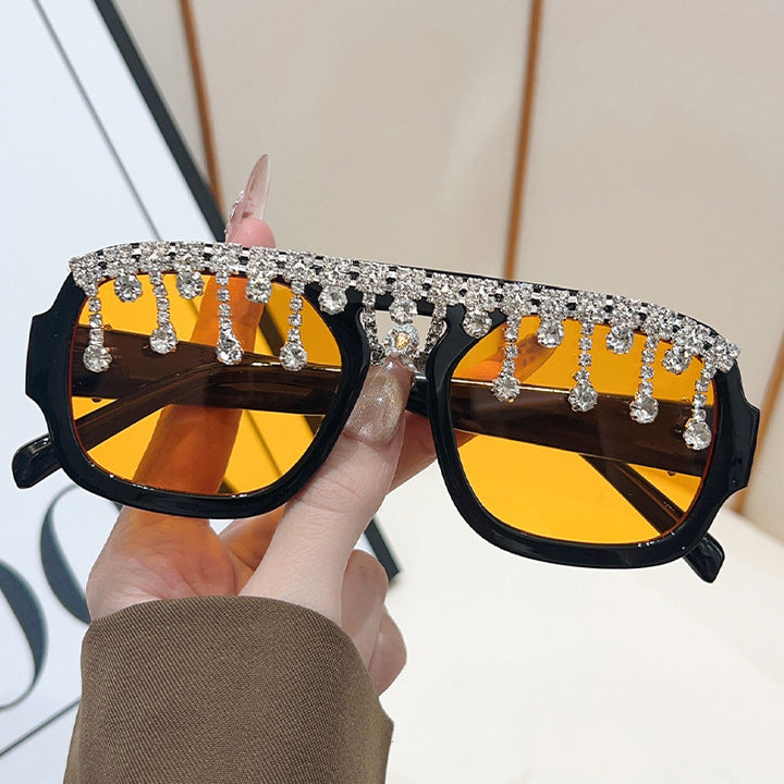 Glamorous Crystal-Embellished Sunglasses Stornfield