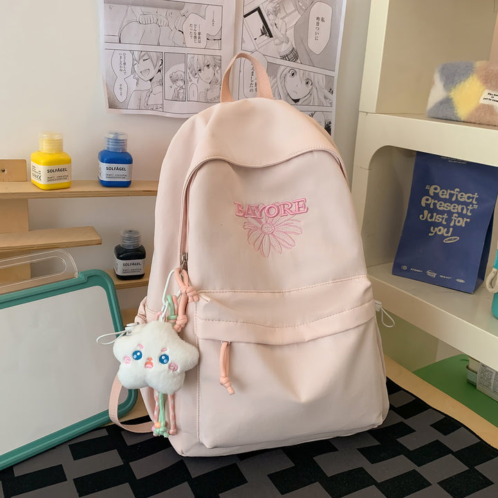 Floral Embroidered Casual Backpack Stornfield